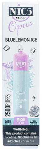Nic5 Vapor Opus Blue Lemon Ice