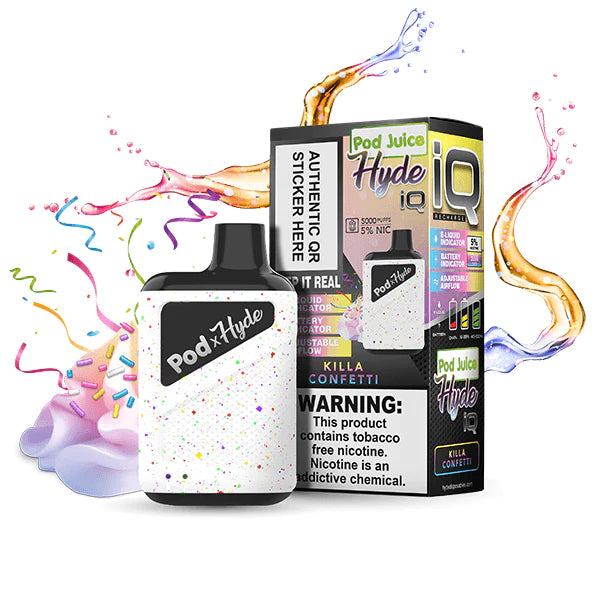 Pod Juice Hyde IQ Killa Confetti Vape & Co. Pod Juice Hyde IQ Killa Confetti Vape & Co.