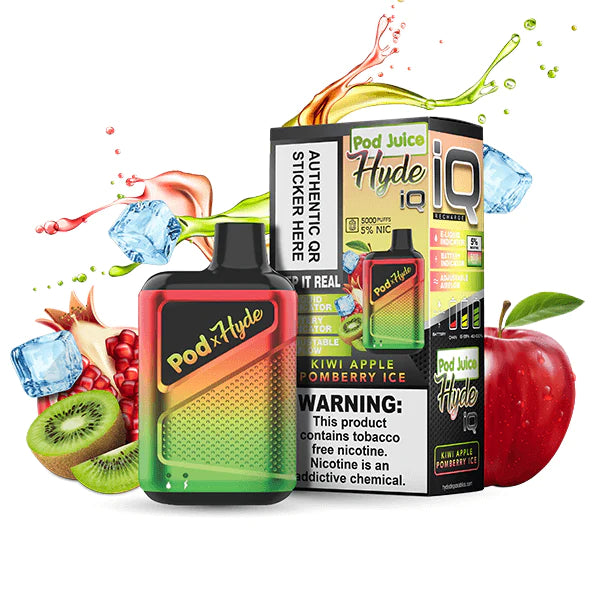 Pod Juice Hyde IQ Kiwi Apple Pomberry Ice Vape & Co. Pod Juice Hyde IQ Kiwi Apple Pomberry Ice Vape & Co.