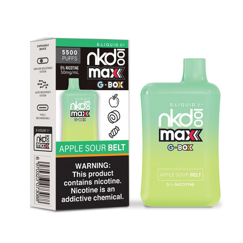 NKD 100 Max G-Box Apple Sour Belt