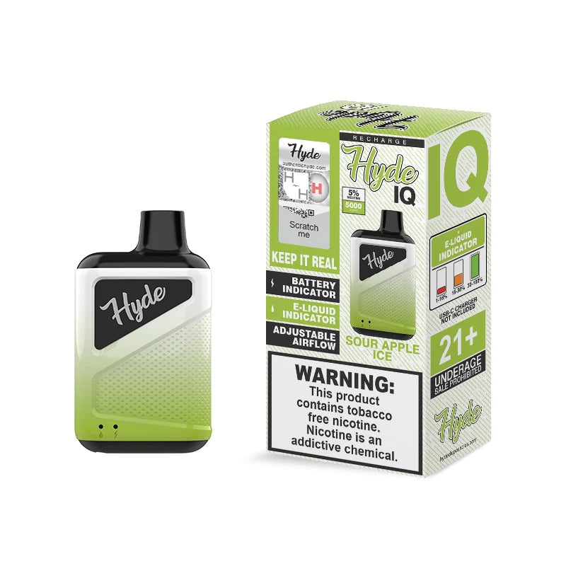 Pod Juice Hyde IQ Jolly Sour Apple Ice Vape & Co. Pod Juice Hyde IQ Jolly Sour Apple Ice Vape & Co.