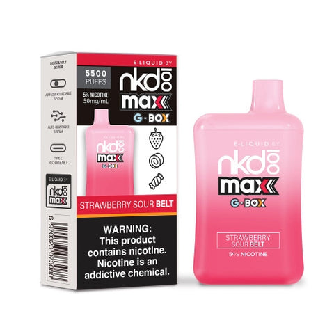 NKD 100 Max G-Box Strawberry Sour Belt