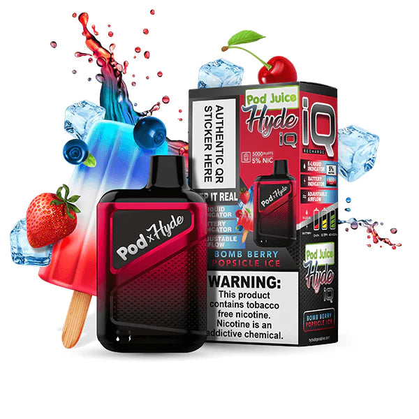Pod Juice Hyde IQ Bomb Berry Popsicle Ice